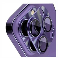 Nettech Apple iPhone 14 Pro Max Uyumlu Metalik Seri Kamera Cam Koruyucu (Mor) NT97526