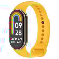 Xiaomi Mi Band 8 Serisi Klasik Kordon Silikon Strap Kayış  Sarı