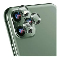Nettech Apple iPhone 11 Pro Uyumlu Alüminyum Seri Kamera Cam Koruyucu (Yeşil) NT103524
