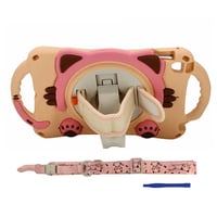 Nettech Apple iPad Mini Uyumlu Sweet Cat Seri Arka Koruma (Pembe) NT95907