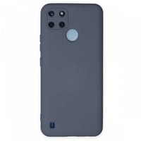 Nettech Realme C21Y Uyumlu Lansman Seri Arka Koruma Kılıf (Gri) NT100167