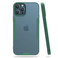 Nettech Apple iPhone 12 Pro Uyumlu Platin Seri Arka Koruma Kılıf (Yeşil) NT86298