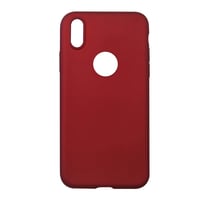 Nettech Apple iPhone X Uyumlu Nano Arka Koruma Kılıf (Bordo) VR3537