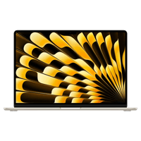Apple MacBook Air 15 inc 2025  M4 10CPU 10GPU  24 GB  512 GB  Yıldız Işığı
