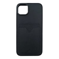 Nettech Apple iPhone 14 Pro Max Uyumlu NTN028 Deri Kartlık Arka Koruma Kılıf (Siyah) NT107130
