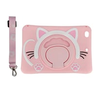 Nettech Apple iPad Mini 3 Uyumlu Maskot Seri Arka Koruma (Pembe) NT96685