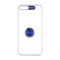 Nettech Huawei Y6 2018 Uyumlu Doris Ring Arka Koruma Kılıf (Şeffaf) VR14973