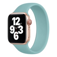Nettech Apple Watch Seri 42/44 mm Uyumlu Silikon Kordon (Turkuaz) NT85352