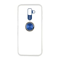 Nettech Samsung Galaxy J610 J6 Plus Uyumlu Doris Ring Arka Koruma Kılıf (Şeffaf) VR14333