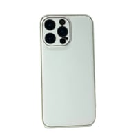 Nettech Apple iPhone 14 Pro Uyumlu Coco Leather Seri Arka Koruma Kılıf (Beyaz) NT99753