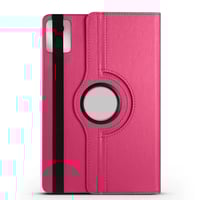 Lenovo M11 TB330FU Zore Dönebilen Standlı Kılıf  Pembe Koyu