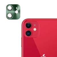 Nettech Apple iPhone 12 Uyumlu Metalik Seri Kamera Cam Koruyucu (Yeşil) NT90373