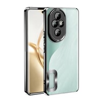 Honor 200 Pro Kılıf Kamera Korumalı Logo Gösteren Zore Omega Kapak  Siyah