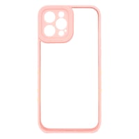 Nettech Apple iPhone 12 Pro Max Uyumlu Güçlü Kamera Koruma Arka Koruma Kılıf (Pembe) NT92067
