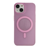 Nettech Apple iPhone 15 Uyumlu NTN010 Slim Magsafe Arka Koruma Kılıf (Pembe) NT104502