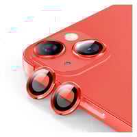 Nettech Apple iPhone 13 Uyumlu Damla Model 2in Kamera Cam Koruyucu (Kırmızı) NT91704