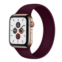Nettech Apple Watch Seri 42/44 mm Uyumlu Silikon Kordon (Mürdüm) NT91437