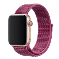 Nettech Apple Watch Seri 44/42 mm Uyumlu İp Örgülü Kordon (Pembe) NT91392