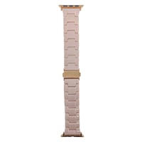 Nettech Apple Watch Seri 42/44 mm Uyumlu Metal Kordon (Pembe) NT92290