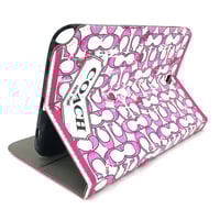 Nettech Samsung Galaxy N5100 Note 8.0 Tab Uyumlu Desenli Seri Kapaklı Kılıf (Şeffaf) NT12490