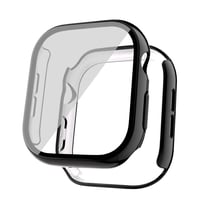 Apple Watch 10 42mm Sert PC Kasa Electroplatink Çerçeveli Ekran Koruyucu Zore Watch Gard 36  Siyah