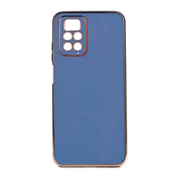 Nettech Xiaomi Redmi Note 12 Pro 4G Uyumlu Golden Luxury Arka Koruma Kılıf (Mavi) NT105741