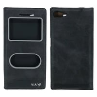 Nettech Casper Via V9 Uyumlu Pencereli Kapaklı Kılıf (Siyah) VR2139