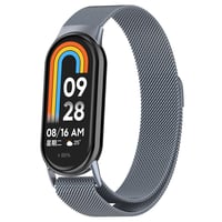 Xiaomi Smart Band 8 Zore KRD01 Metal Kordon  Gri