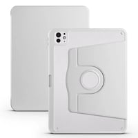 Apple iPad Pro 11 2024 Kılıf Zore Termik Kalem Bölmeli Dönebilen Standlı Kılıf  Gri