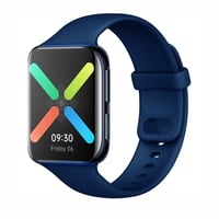 Nettech Oppo Watch 41 mm Uyumlu Silikon Kordon (Lacivert) NT96991