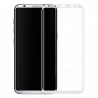 Helt Samsung Galaxy G955 S8 Plus Uyumlu 3D SuperGlass Full Cam Koruyucu (Beyaz) VR9519