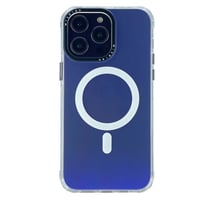 Nettech Apple iPhone 14 Pro Uyumlu Mikallen Magsafe Seri Arka Koruma Kılıf (Beyaz) NT101620