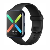 Nettech Oppo Watch 46 mm Uyumlu Silikon Kordon (Siyah) NT96825