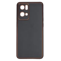 Nettech Oppo Reno 7 pro Uyumlu Coco Leather Seri Arka Koruma Kılıf (Siyah) NT93638
