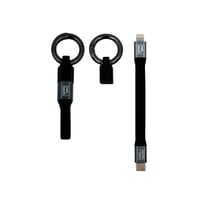 Nettech NTDC23 Pd 27W Plastik 20 Cm TypeC To Lightning Şarj ve Data Kablosu (Siyah) NTDC23