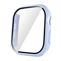 Apple Watch 10 42mm Sert PC Kasa ve Ekran Koruyucu Zore Watch Gard 35  Buz Mavisi