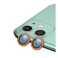 Nettech Apple iPhone 11 Uyumlu FosFor Seri Kamera Cam Koruyucu (Turuncu) NT95765
