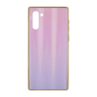 Nettech Samsung Galaxy Note 10 Uyumlu Degrade Arka Koruma Kılıf (Pembe) VR18332