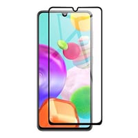 Nettech Samsung Galaxy A12 Uyumlu 5D Glas Full Cam Koruyucu (Siyah) NT98485