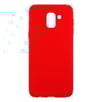 Nettech Samsung Galaxy J600 J6 Uyumlu Plane Seri Arka Koruma Kılıf (Kırmızı) VR11595