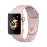 Apple Watch Series 3  Alüminyum  38mm  GPS  Altın