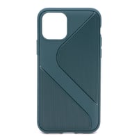 Nettech Apple iPhone 11 Pro Max Uyumlu Kendinden Desenli Arka Koruma Kılıf (Yeşil) NT81779