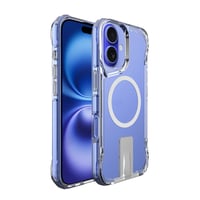 Apple iPhone 16 Kılıf Magsafe Şarj Özellikli Zore TMax Standlı Kapak  Şeffaf