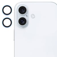 Nettech Apple iPhone 16 Uyumlu Alüminyum Seri Kamera Cam Koruyucu (Mavi) NT111110