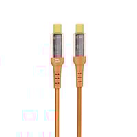 Nettech NTDC36 60W Plastik 100 Cm TypeC To TypeC Şarj ve Data Kablosu (Turuncu) NT108305
