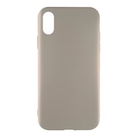 Nettech Apple iPhone XS Max Uyumlu Arka Koruma Arka Koruma Kılıf (Krem) VR12355