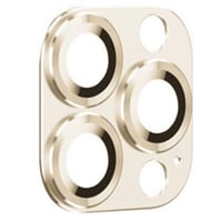 Nettech Apple iPhone 14 Pro Max Uyumlu Metalik Seri Kamera Cam Koruyucu (Gold) NT97529