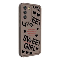 Galaxy S21 FE Kılıf Kamera Korumalı Baskılı Arka Yüzey Zore Klas Kapak  Siyah