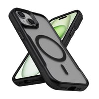 Apple iPhone 14 Pro Kılıf Magsafe Şarj Özellikli Renkli Kenar Airbag Şeritli Zore Lamer Kapak Gri