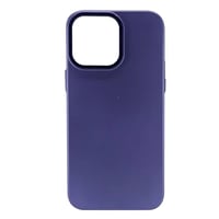 Nettech Apple iPhone 13 Pro Max Uyumlu Spray Metal Çerçeveli Deri Serisi Arka Koruma Kılıf (Mor) NT101586